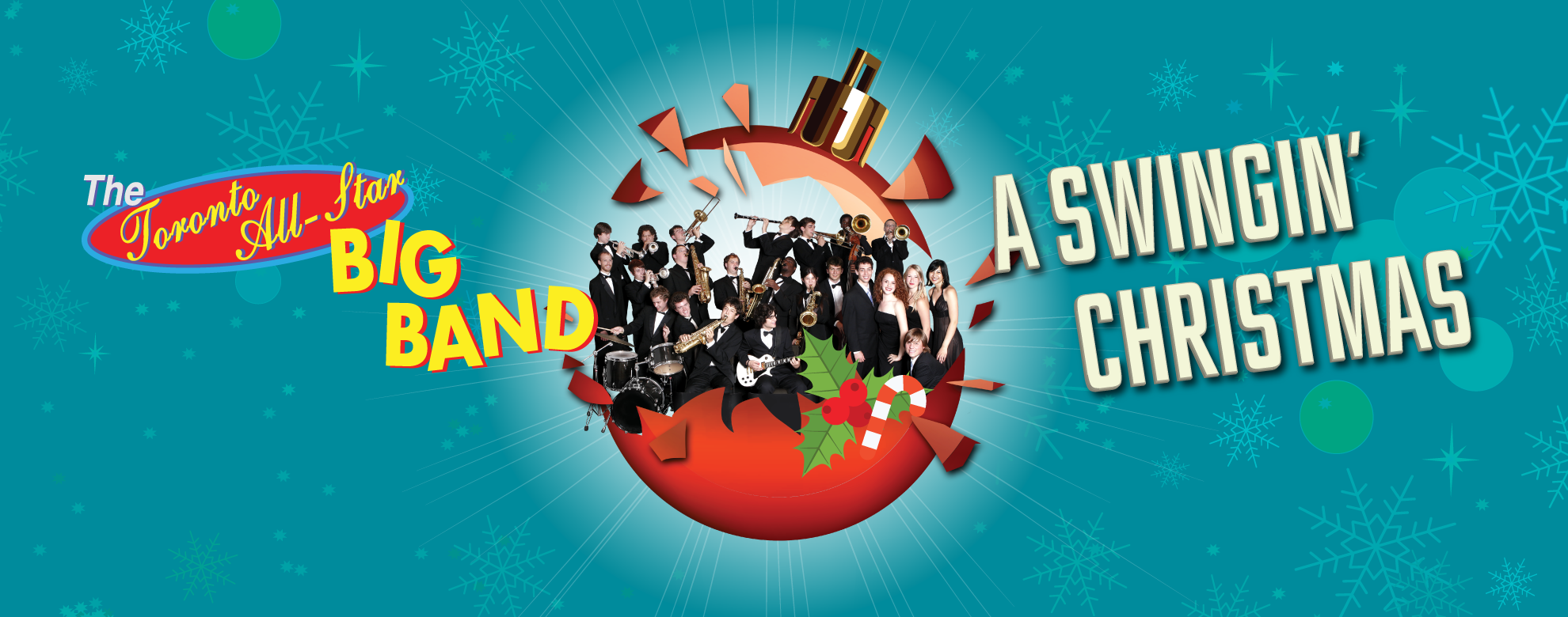 A promo photo for A Swingin' Christmas with Toronto All-Star Big